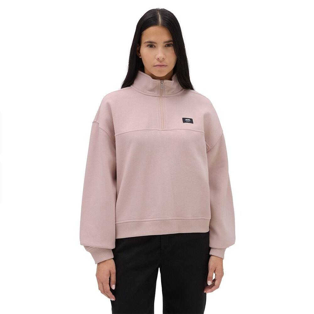

Толстовка Vans Leighton Flee Mock Neck, розовый