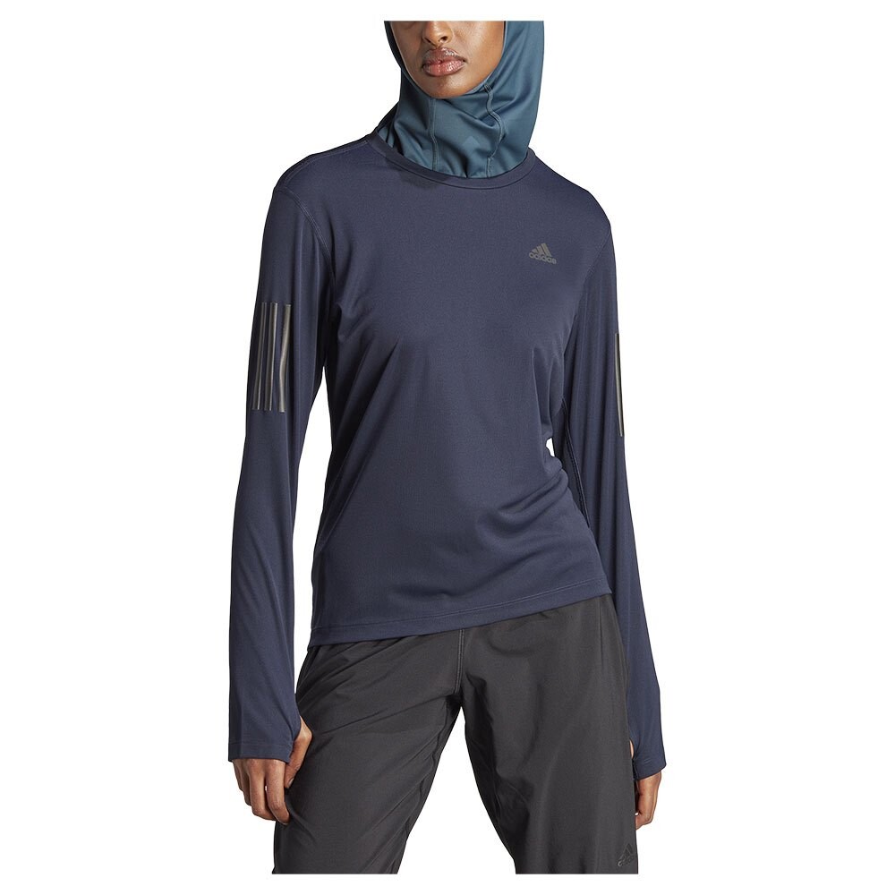 

Футболка с длинным рукавом adidas Own The Run, синий