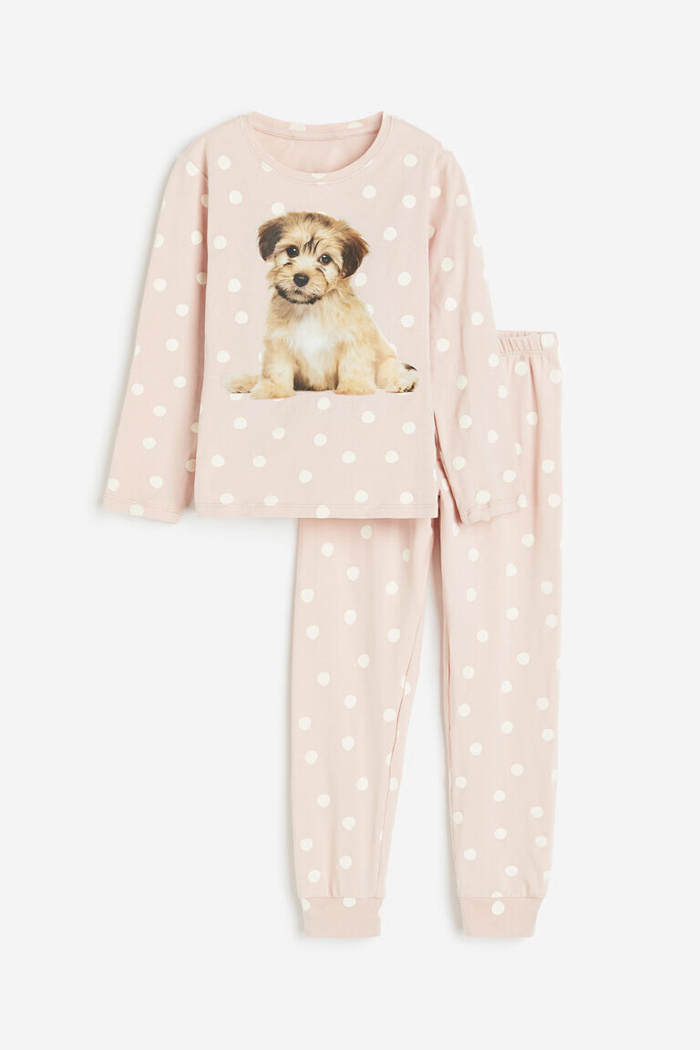 

Пижамы с принтом H&M, розовый