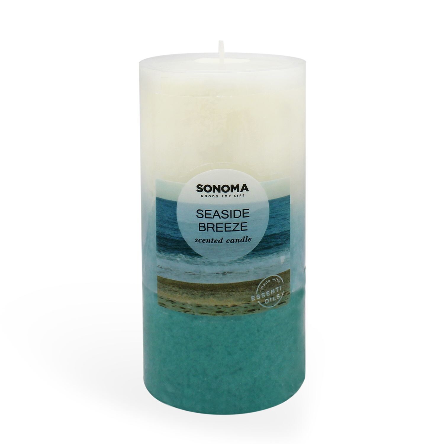 

Sonoma Goods For Life Свеча-столб Seaside Breeze 3 x 6 дюймов