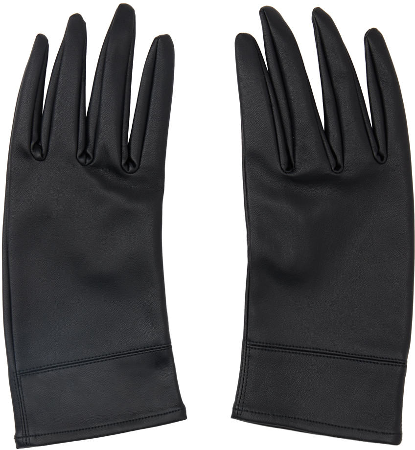 Черные короткие перчатки Subtle Le Nguyen
