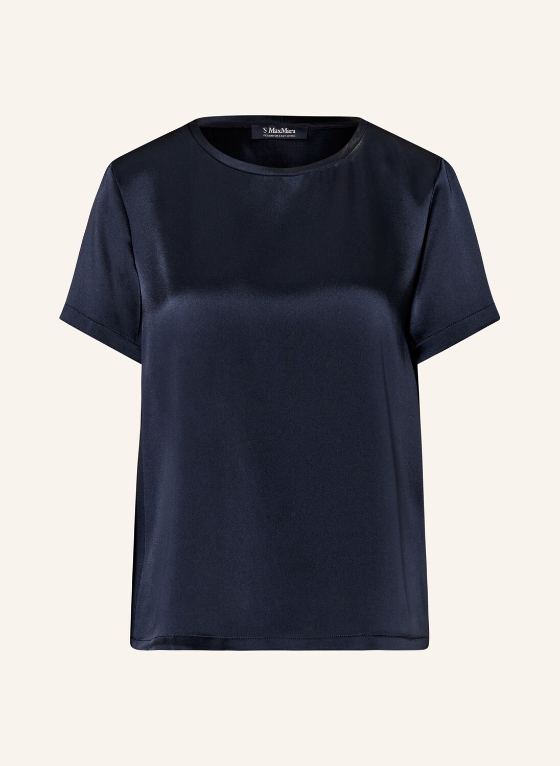 

Блуза-Рубашка Rebecca из атласа S Max Mara, синий