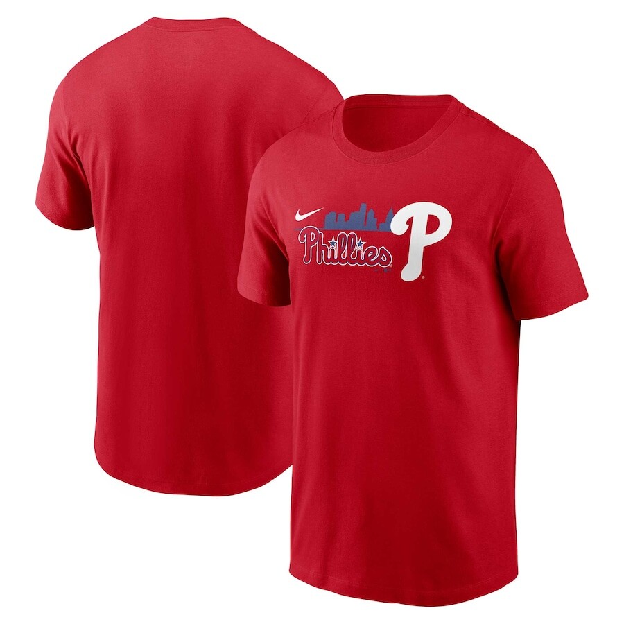 

Футболка с коротким рукавом Nike Philadelphia Phillies, красный