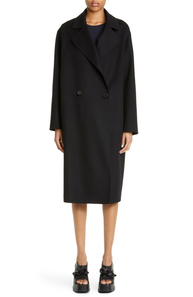 

Двубортное шерстяное пальто Erika STELLA MCCARTNEY, черный