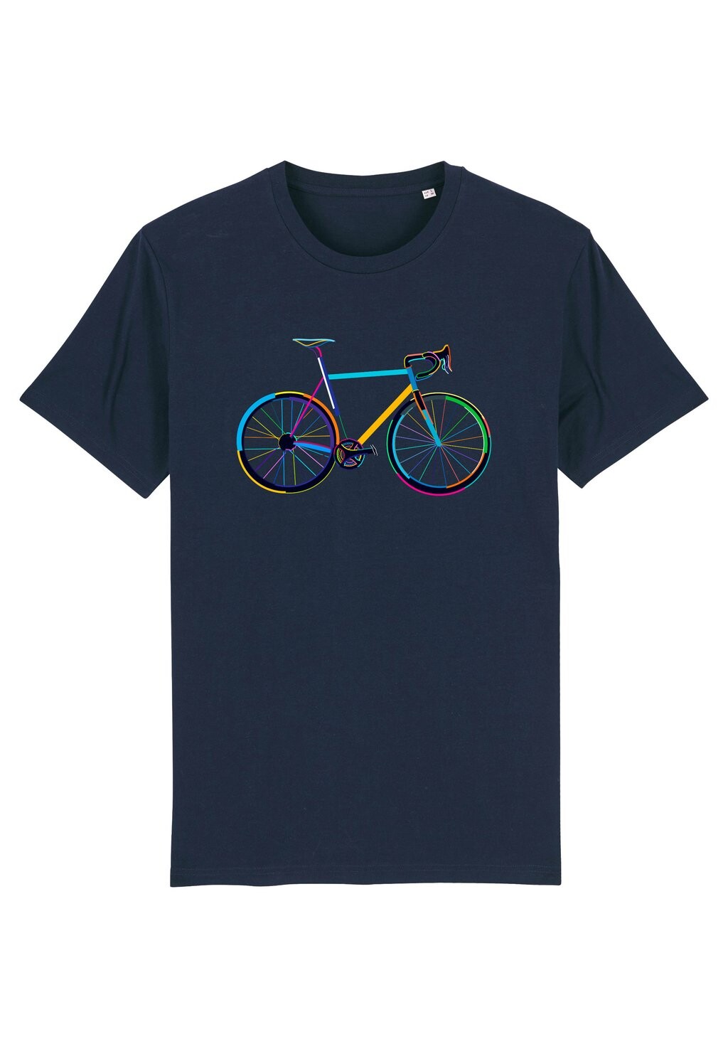 

Футболка с принтом FAHRRAD BY NIGHT Watapparel, цвет french navy