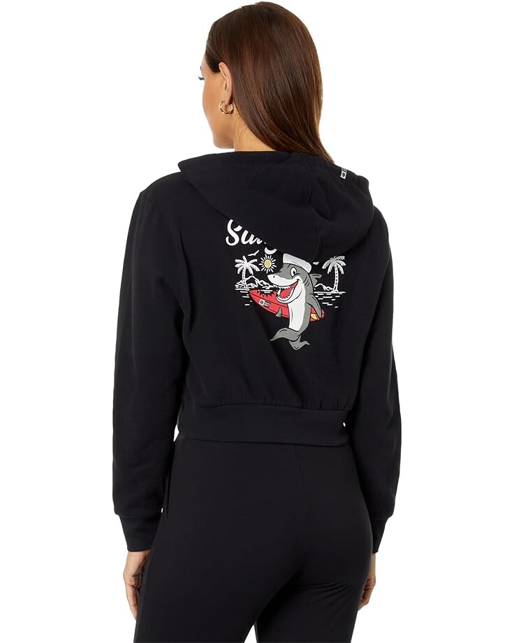

Худи Salty Crew Santa Shark Crop Pullover Hoodie, черный