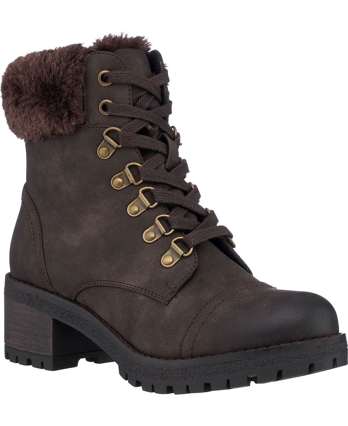 

Женские ботинки Joan на шнуровке GC Shoes, коричневый