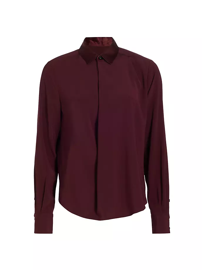 

Блузка Phillipa с драпировкой Rag & Bone, цвет wine
