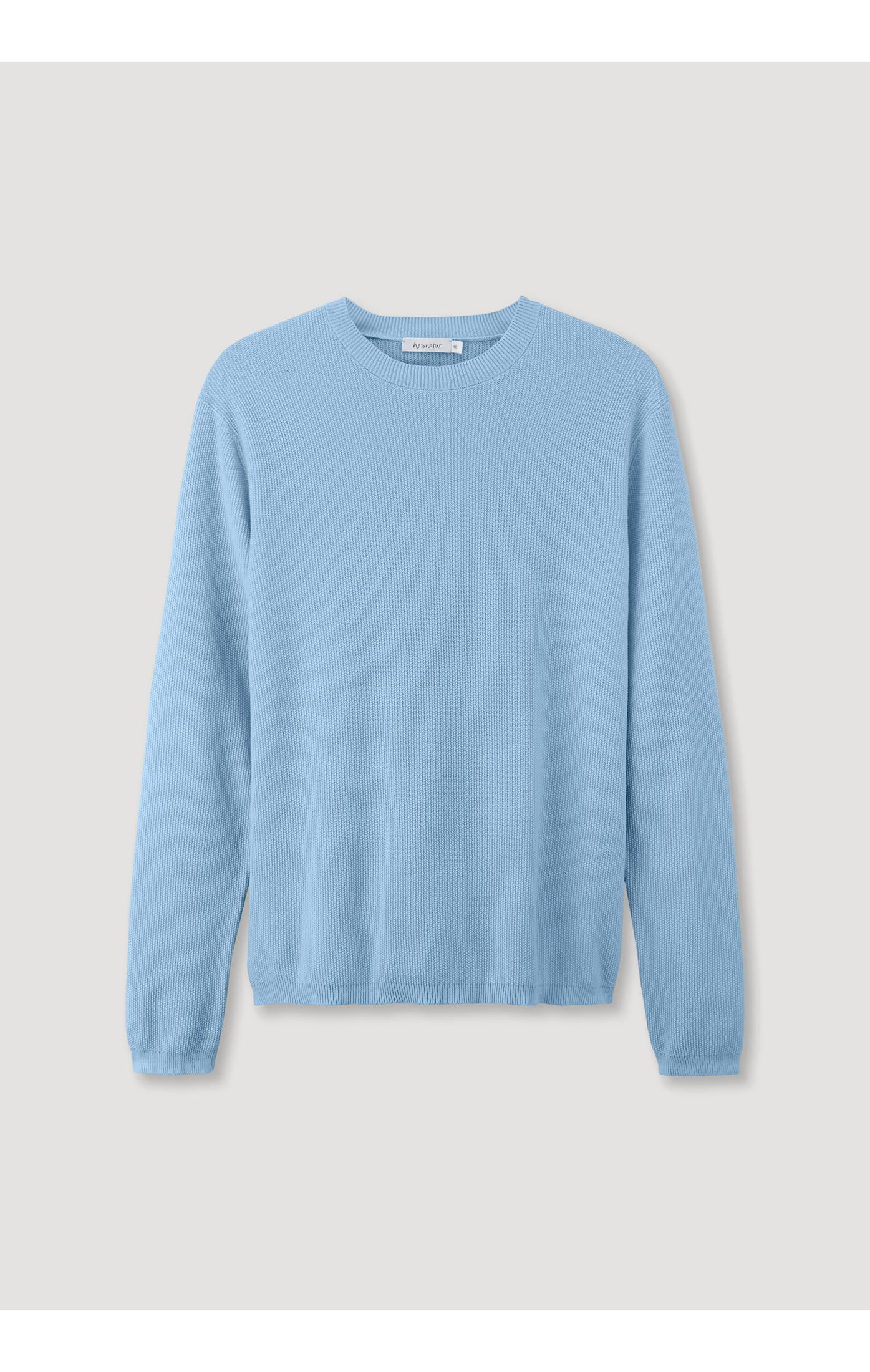 Пуловер Hessnatur, цвет lichtblau