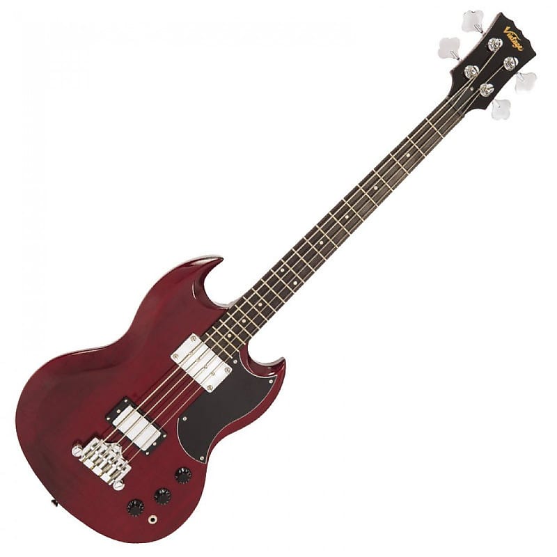 Басс гитара Vintage VS4 Reissued Series 2021 Cherry Red