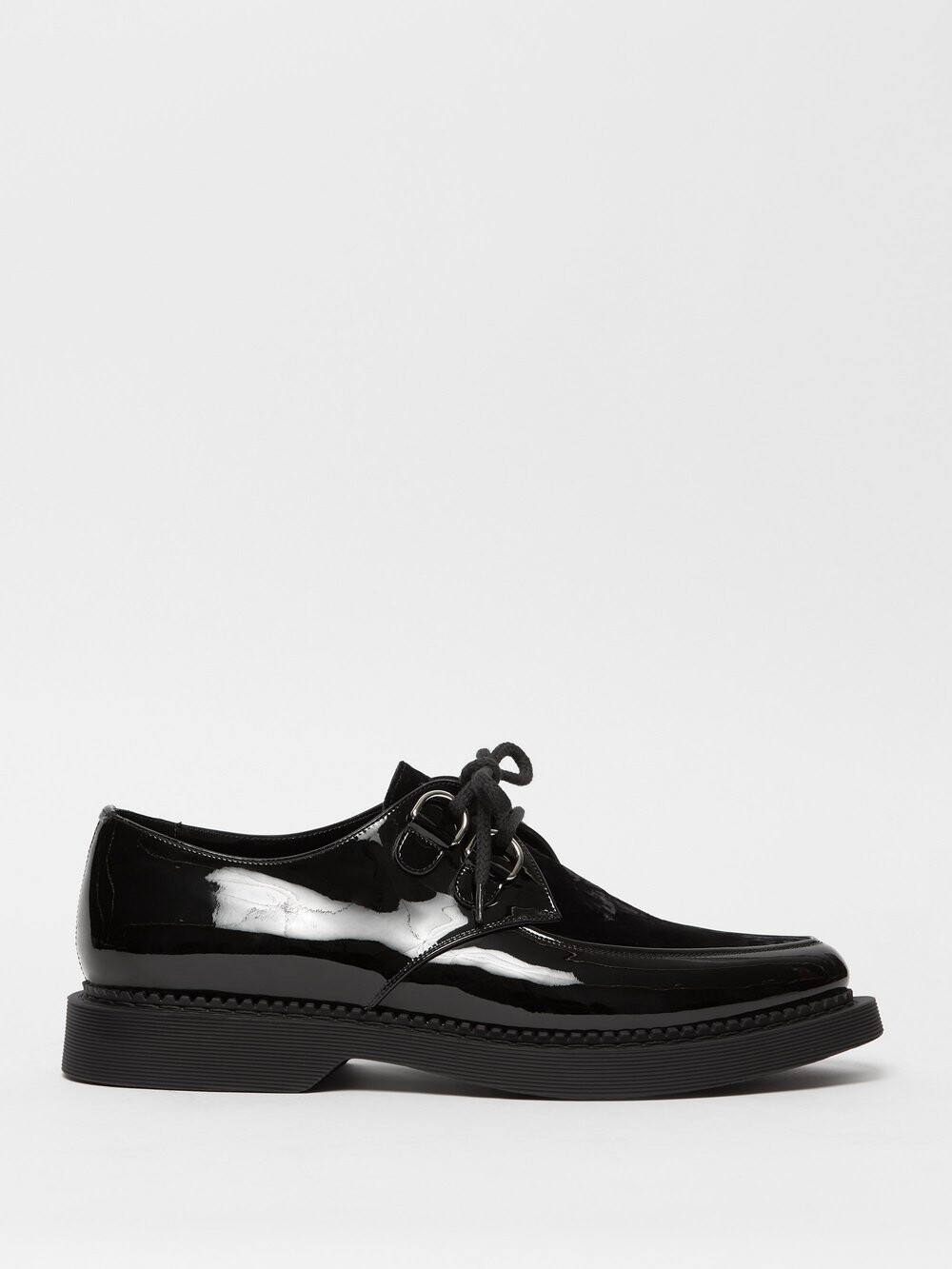 

Лакированные туфли дерби teddy 10 Saint Laurent, черный