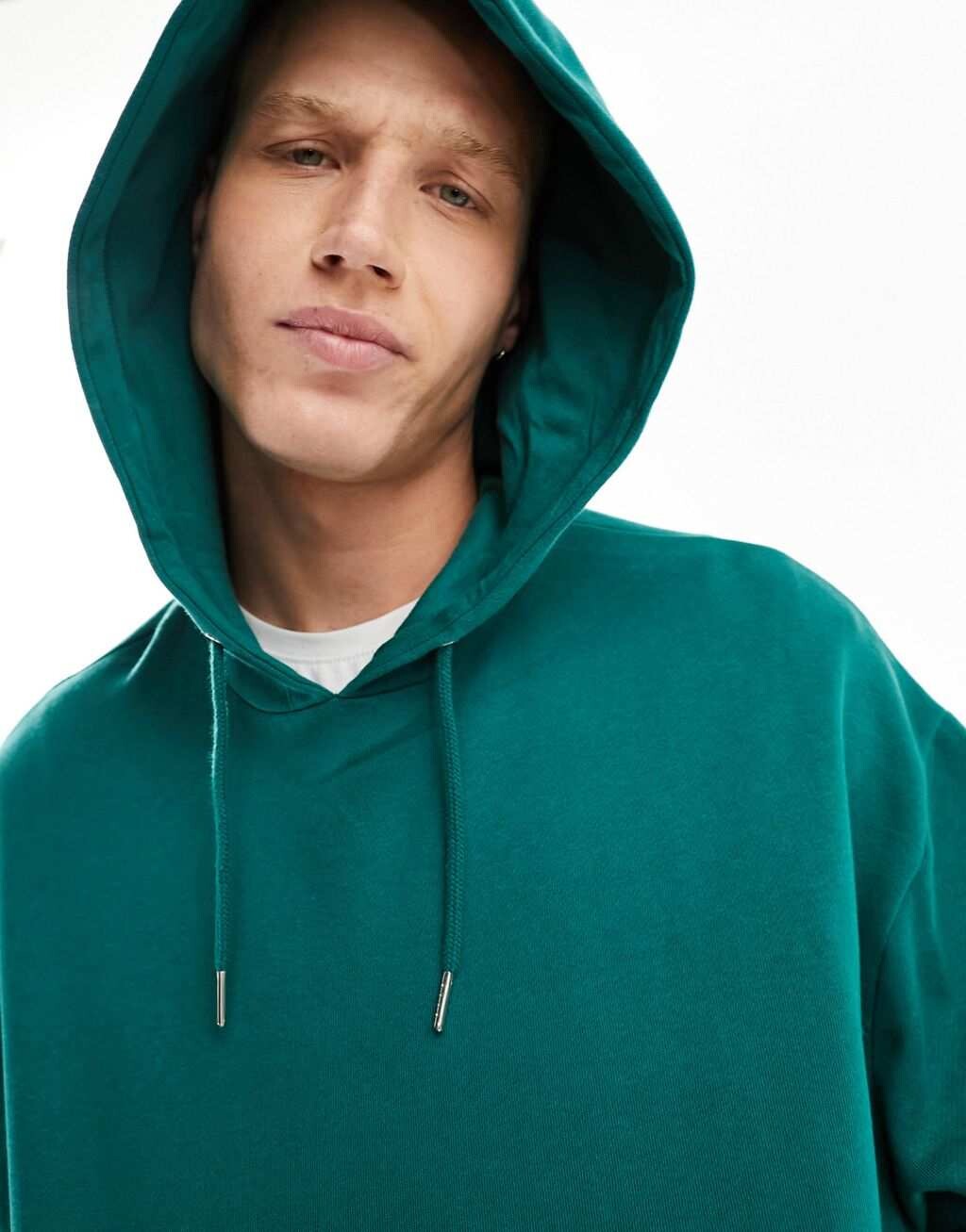 

Зеленое худи оверсайз ASOS DESIGN, Зеленый
