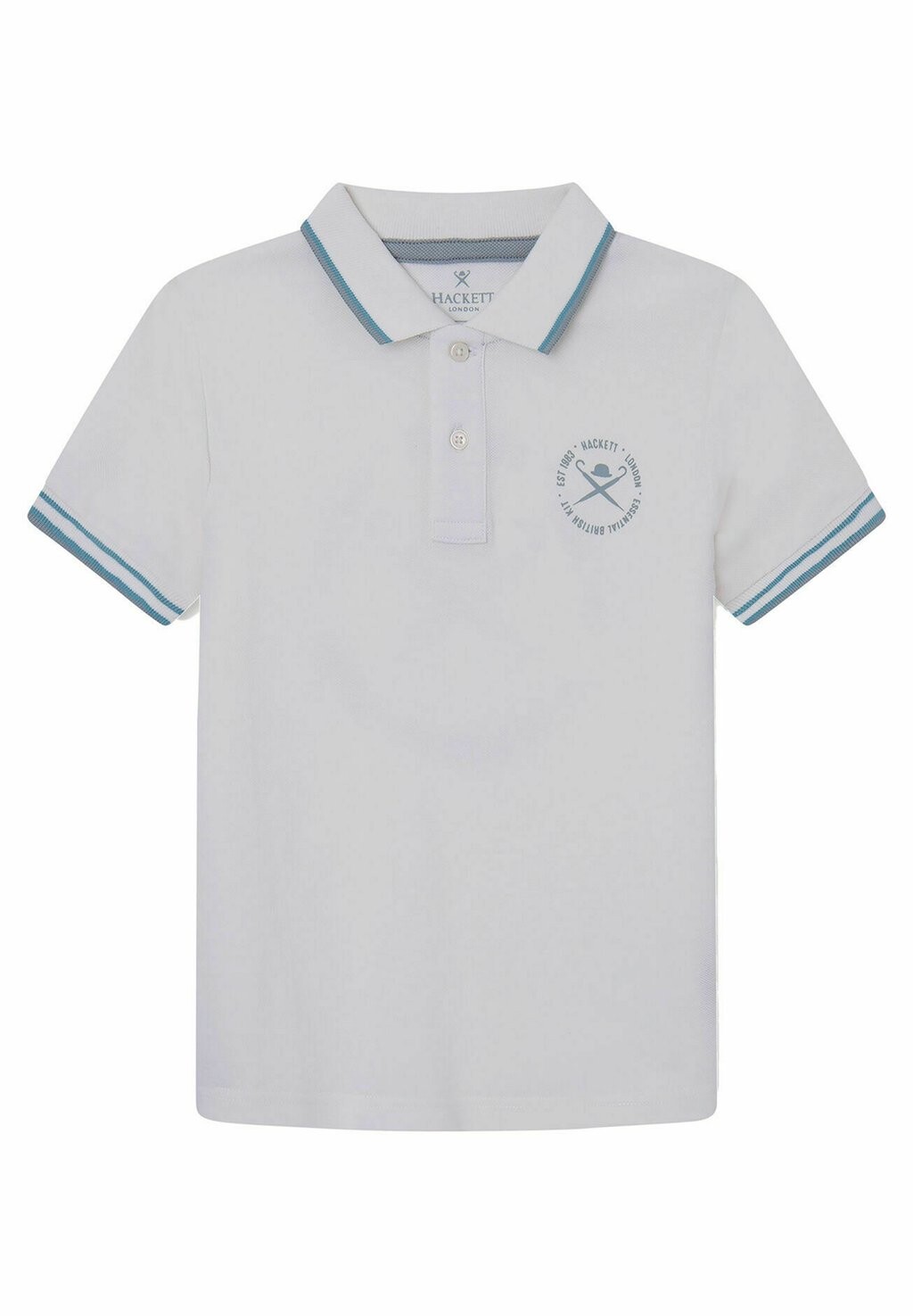 

Рубашка-поло BIG LOGO BACK Hackett London, цвет white