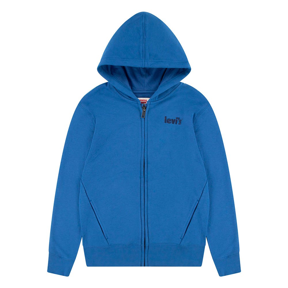 Толстовка Levi´s Logo Full Zip, синий толстовка levi´s elastic full zip оранжевый