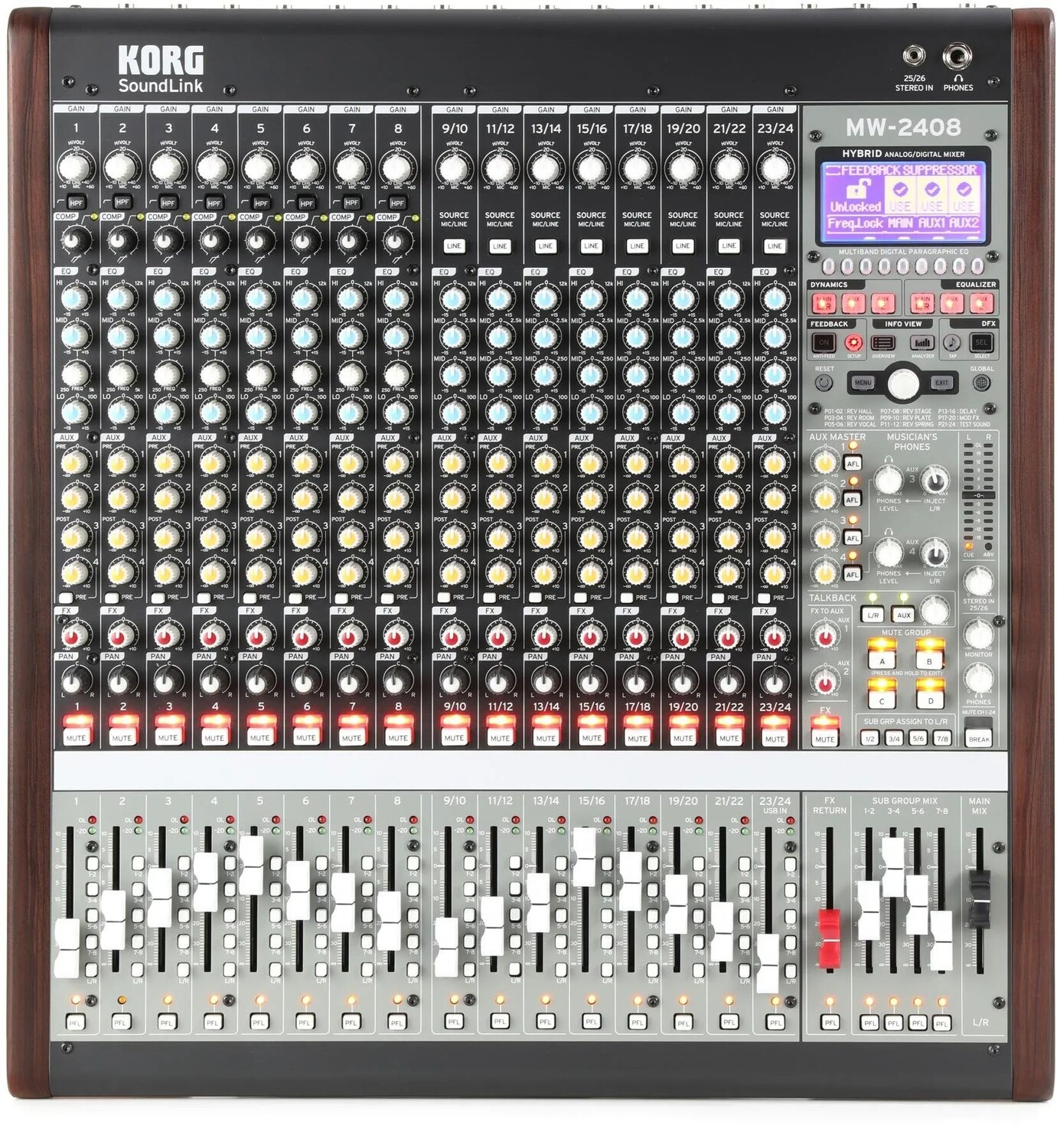 

Korg SoundLink MW-2408 24-канальный гибридный микшер
