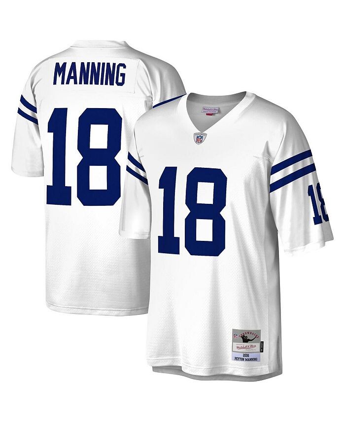 

Мужская белая майка Peyton Manning Indianapolis Colts Legacy Replica Mitchell & Ness, белый