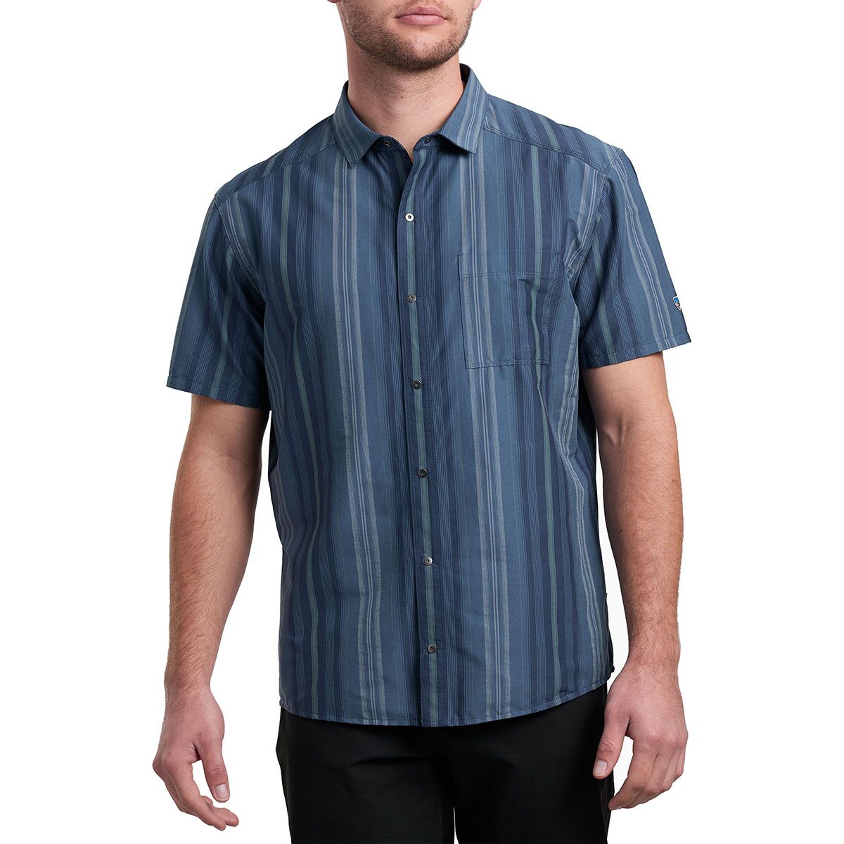 Рубашка intriguer с короткими рукавами Kuhl, синий