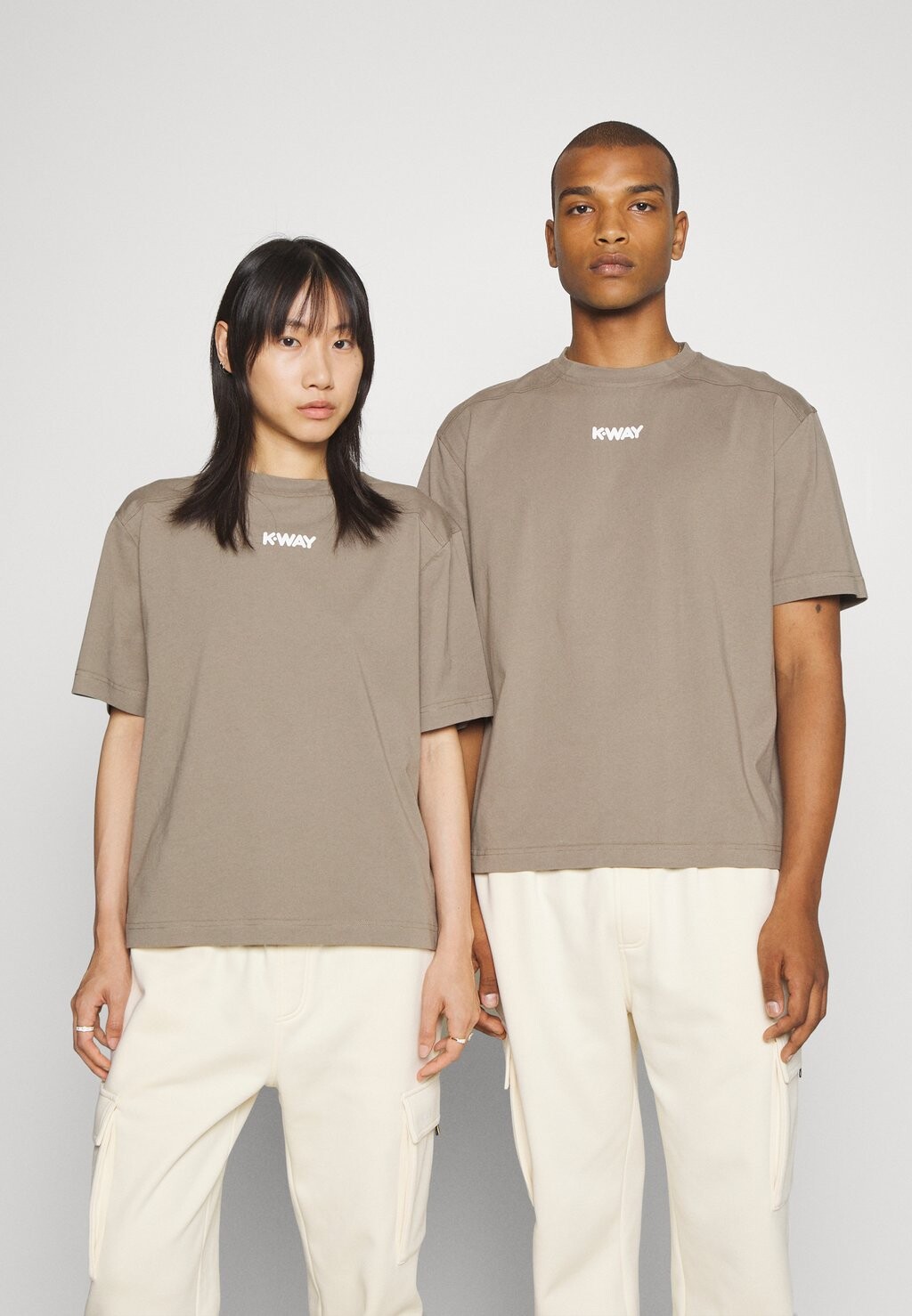 

Базовая футболка K-Way EXCLUSIVE CALAM UNISEX, цвет beige taupe