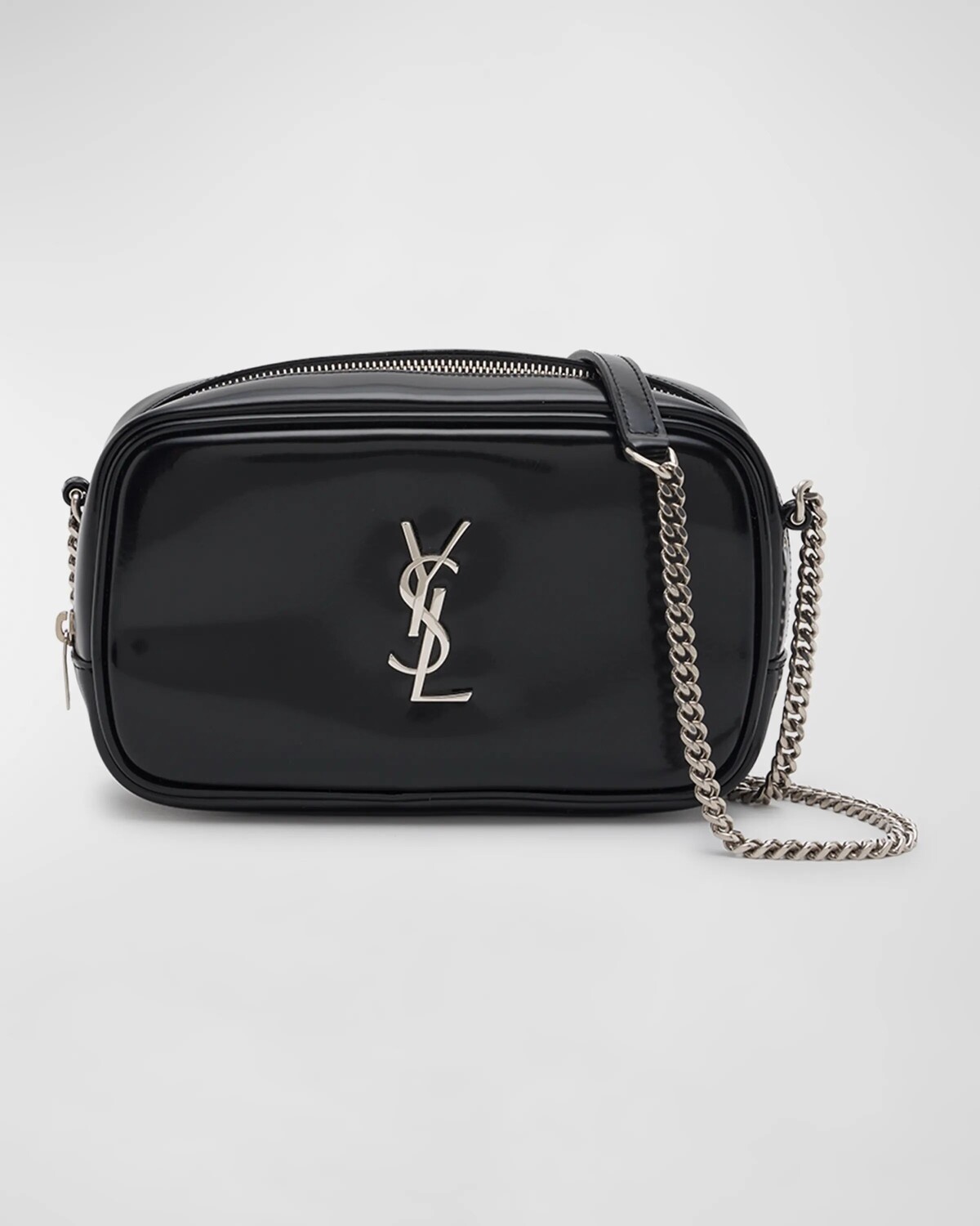 

Сумка для фотокамеры Lou Mini YSL из кожи Spazzolato Saint Laurent, цвет Nero