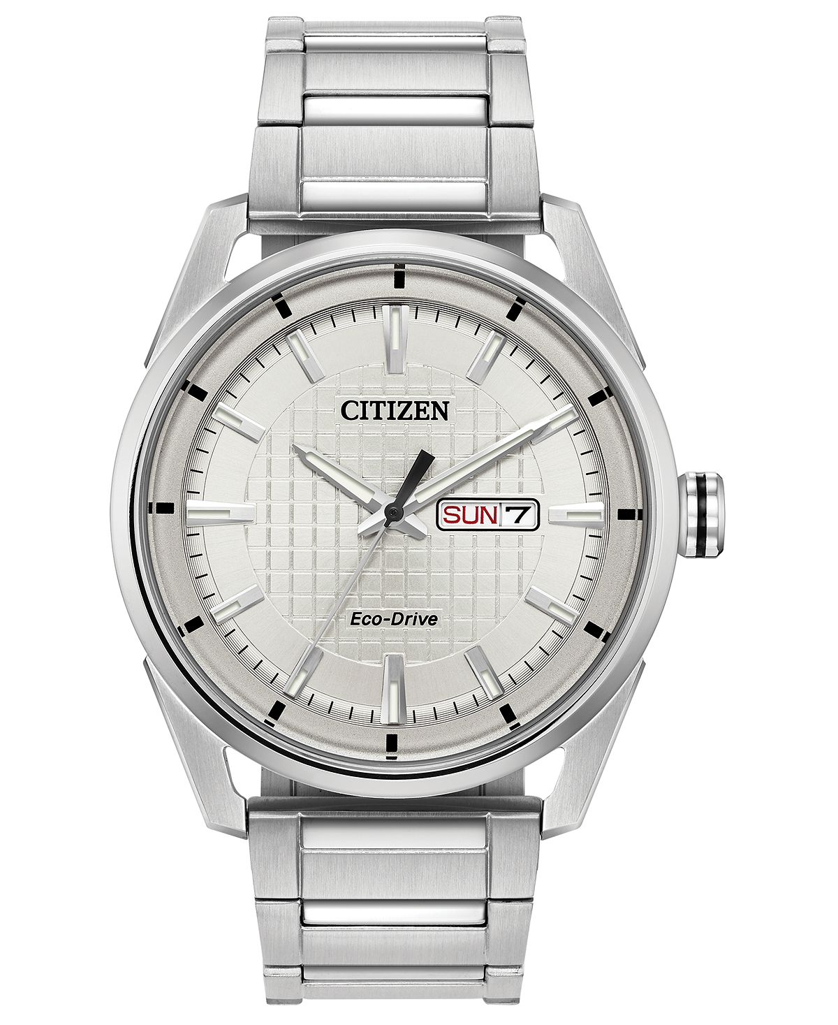 цена Мужские часы Drive from Eco-Drive с браслетом из нержавеющей стали, 42 мм Citizen