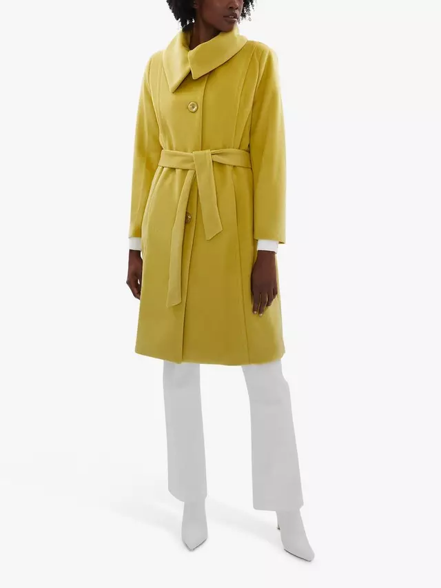 

Пальто James Lakeland Large Collar Belted, цвет lime