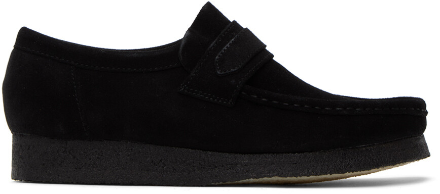 

Черные лоферы Clarks Originals Wallabee
