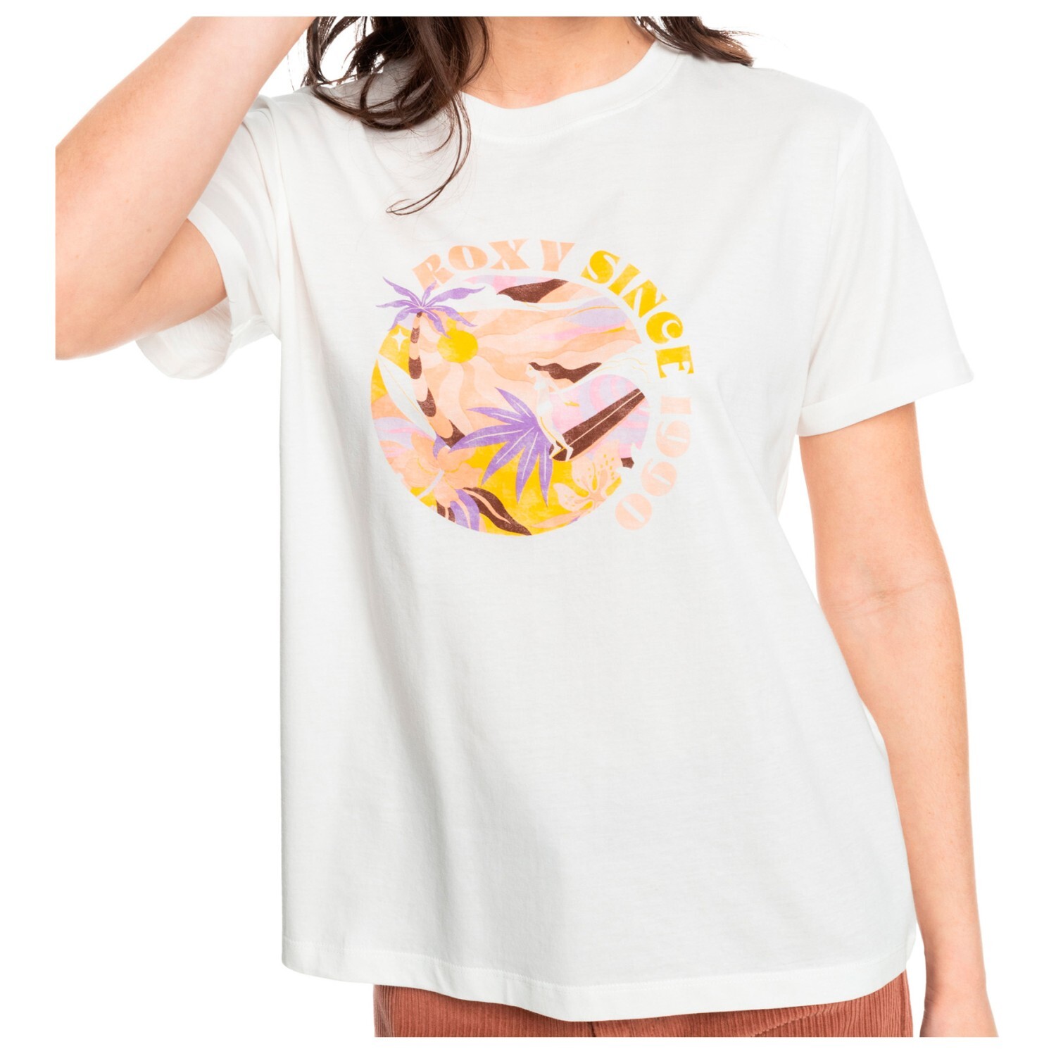 

Футболка Roxy Women's Summer Fun B S/S, цвет Snow White