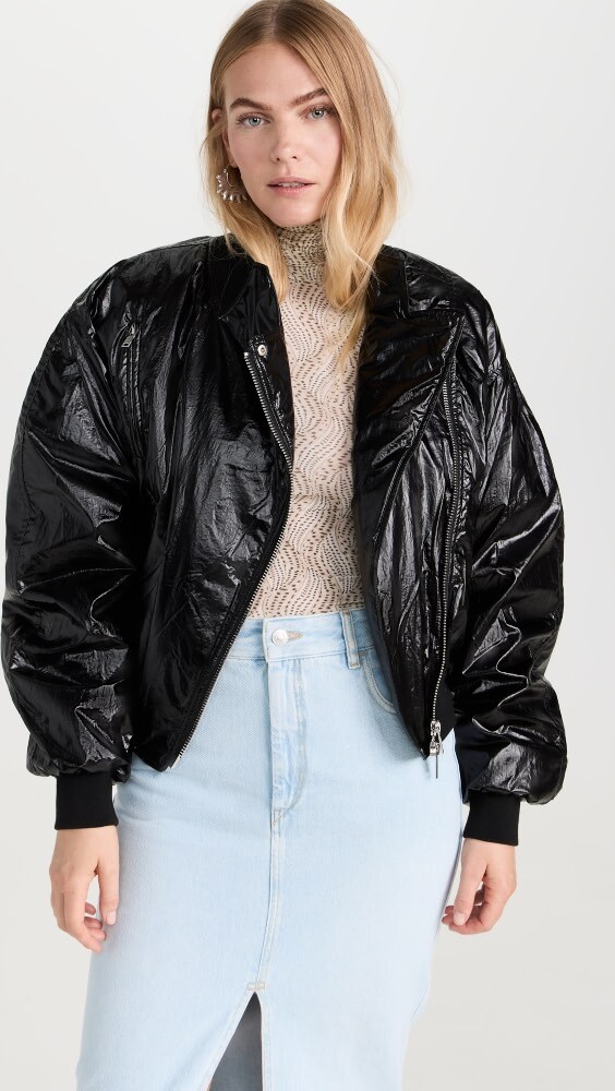 

Куртка Isabel Marant Daylite Bomber, черный