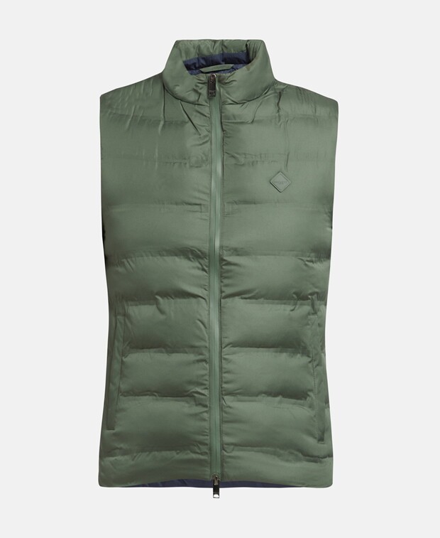 

Стеганый жилет Hackett London, темно-зеленый