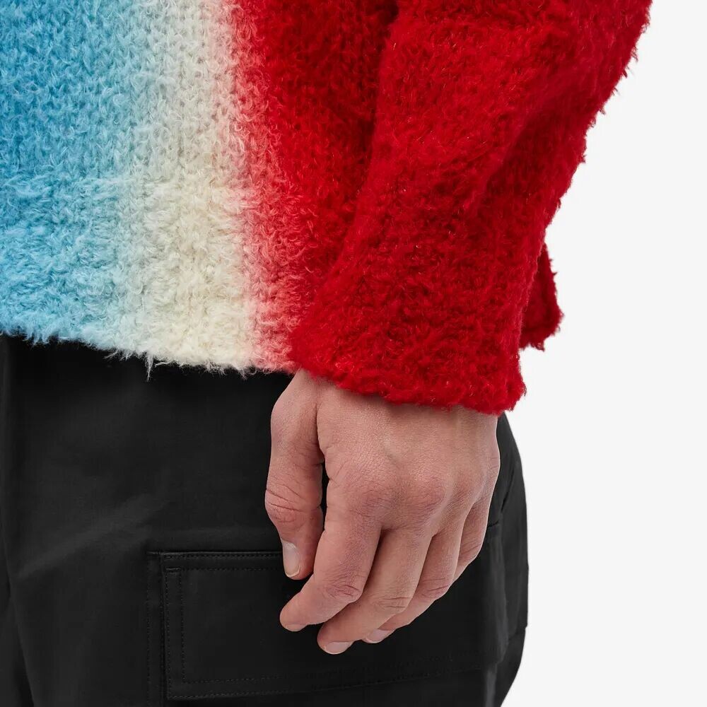 

Sacai Вязаный трикотаж Tie Dye Crew, мультиколор