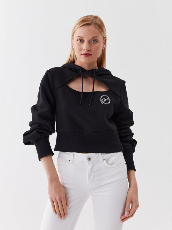 

Толстовка свободного кроя Guess, черный