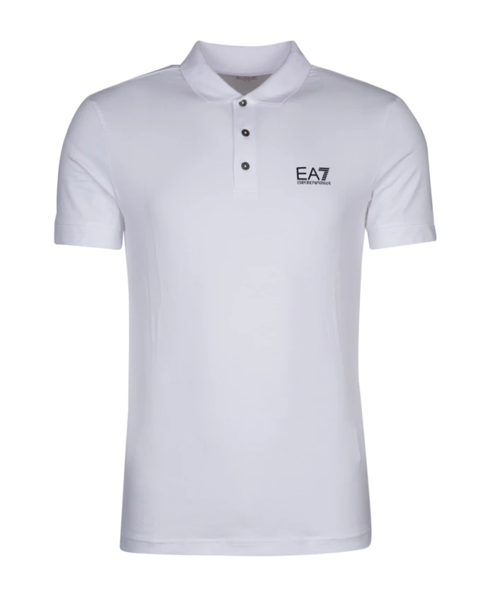 

Классическая рубашка поло для мужчин Emporio Armani Ea7, белый