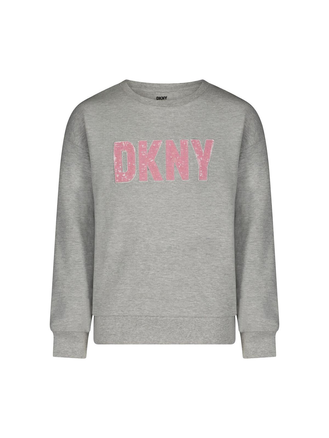 

Флисовая толстовка для девочек DKNY, цвет Medium Gray Heather
