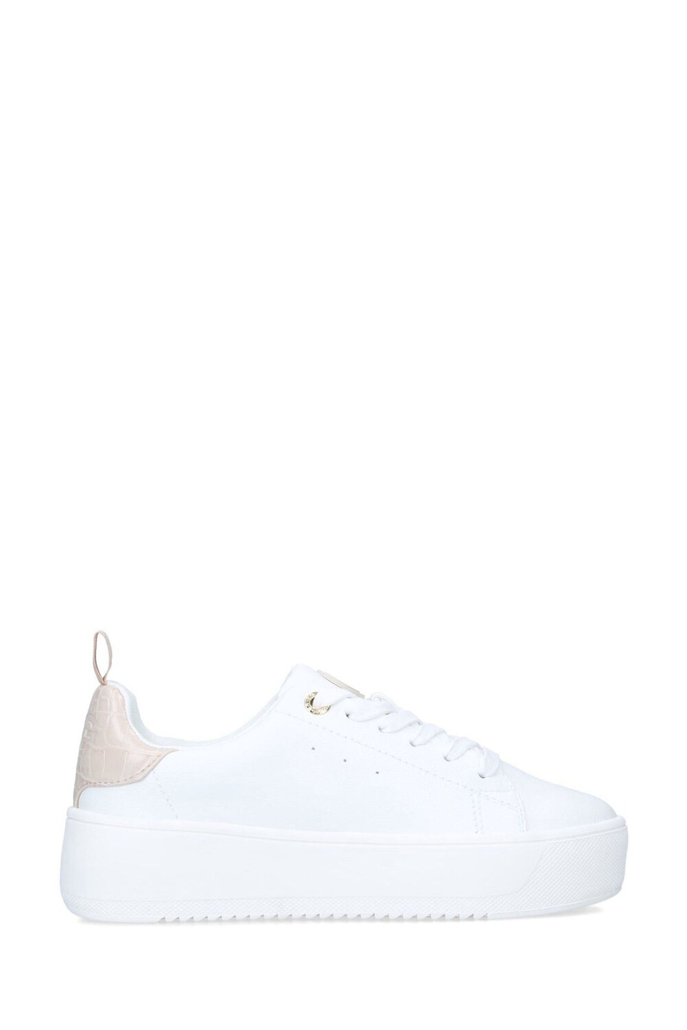 

Легкие веганские кроссовки на шнуровке KG Kurt Geiger, белый
