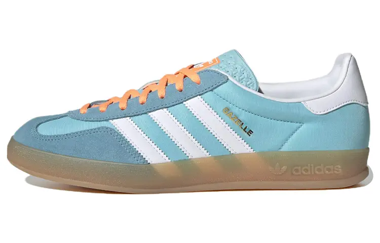 

Adidas originals Gazelle Скейтерские кроссовки Мужские для использования в помещении Preloved Blue White Gum