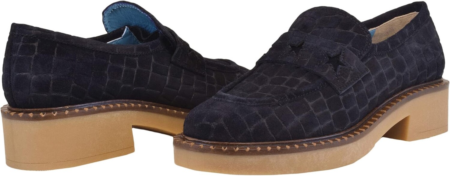 

Лоферы Valentina Rangoni Rina, цвет Navy Criss
