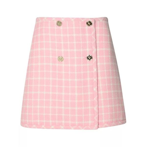 

Юбка minigonna check Versace, розовый