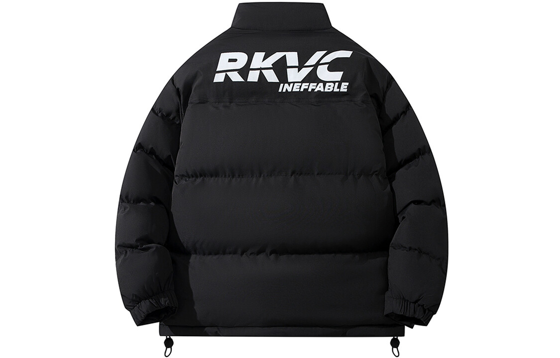 

Стеганая куртка унисекс Rkvc, Серый + Черный (Бархатный)