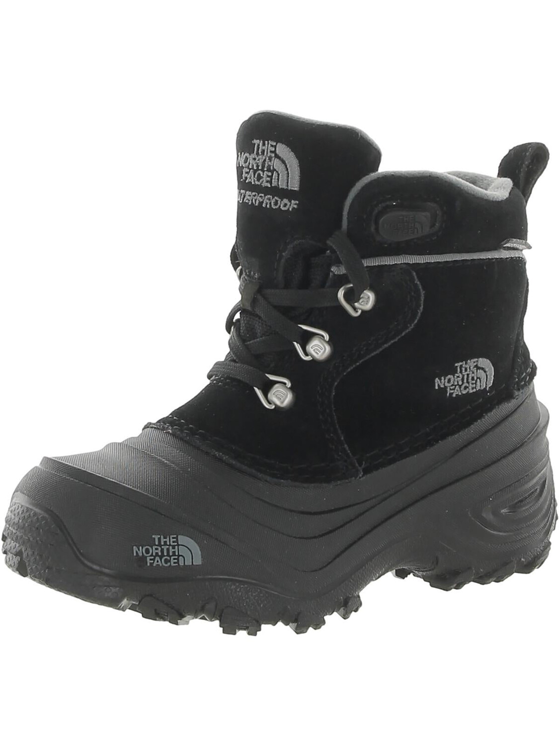 

Замшевые непромокаемые зимние ботинки для мальчиков Chilkat Lace II The North Face, цвет Tnf Black/Zinc Grey
