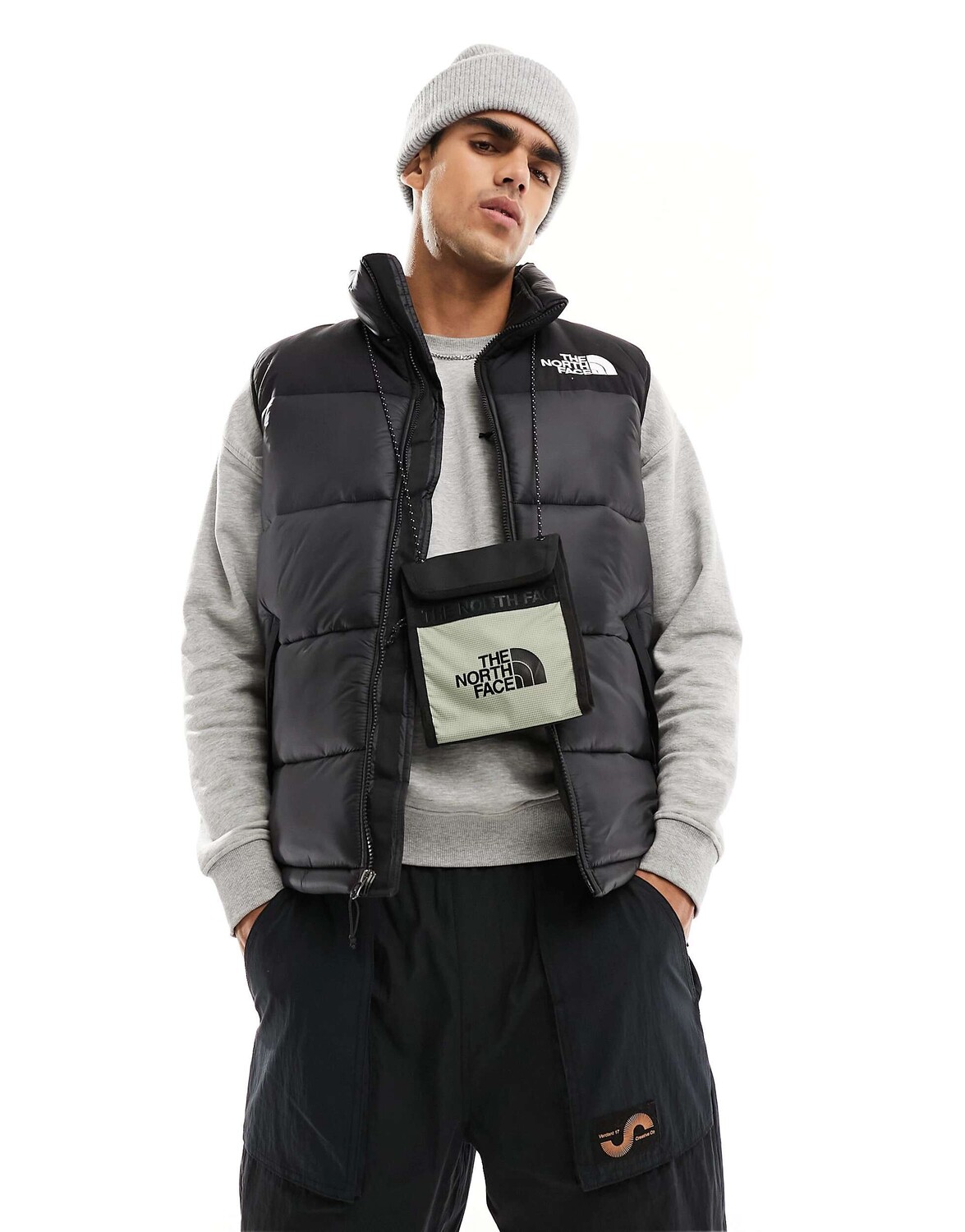 

Черный утепленный жилет-пуховик The North Face Himalayan