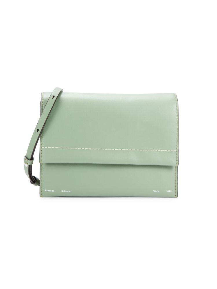 

Кожаная сумка через плечо Proenza Schouler, цвет Artichoke
