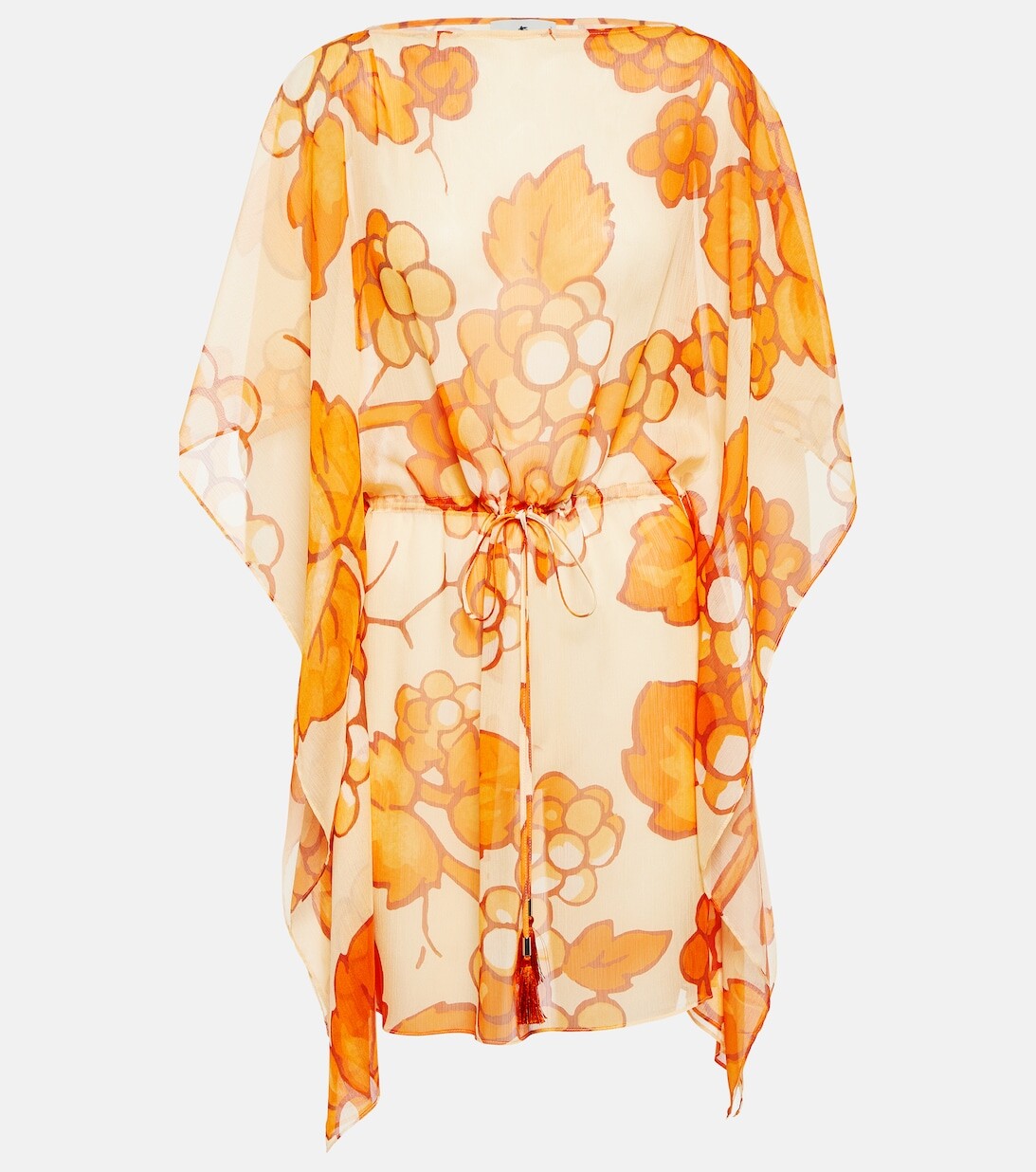 

Цветочный кафтан ETRO, оранжевый