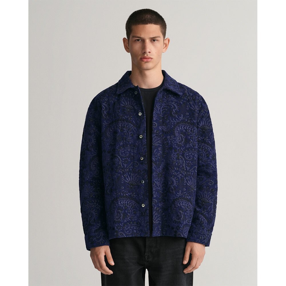 Рубашка Gant Rel Embroidered, синий