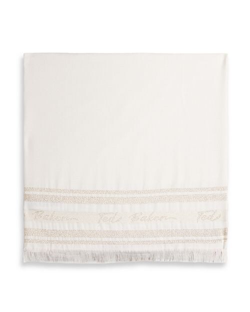 

Шарф с металлическим логотипом Ted Baker, цвет White