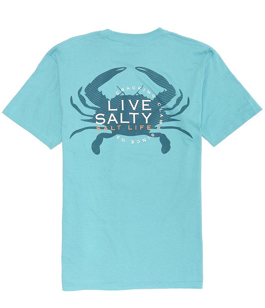 

Футболка с короткими рукавами Salt Life Chesapeake Life, зеленый