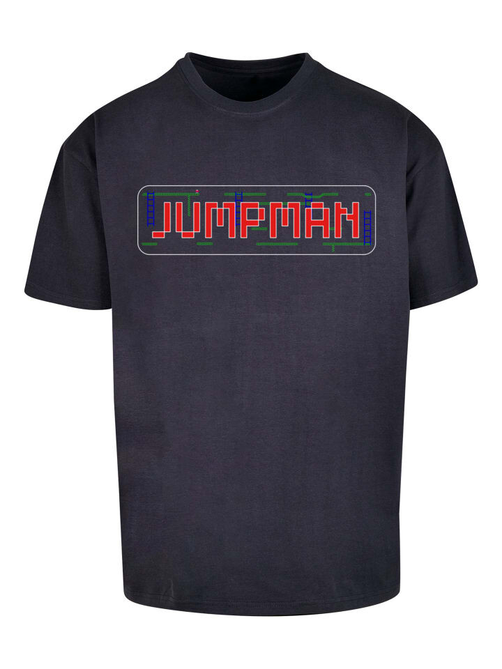 

Футболка F4NT4STIC Jumpman C64 Retro Gaming SEVENSQUARED, темно-синий