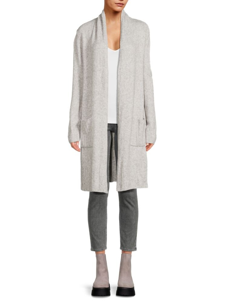 

Длинный кардиган из смесовой шерсти Bobeau, цвет Light Grey