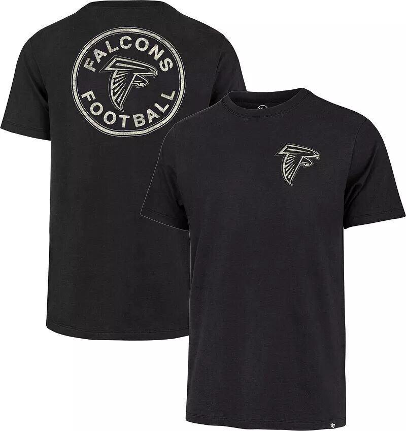 

Мужская черная футболка Atlanta Falcons Franklin Back Play '47