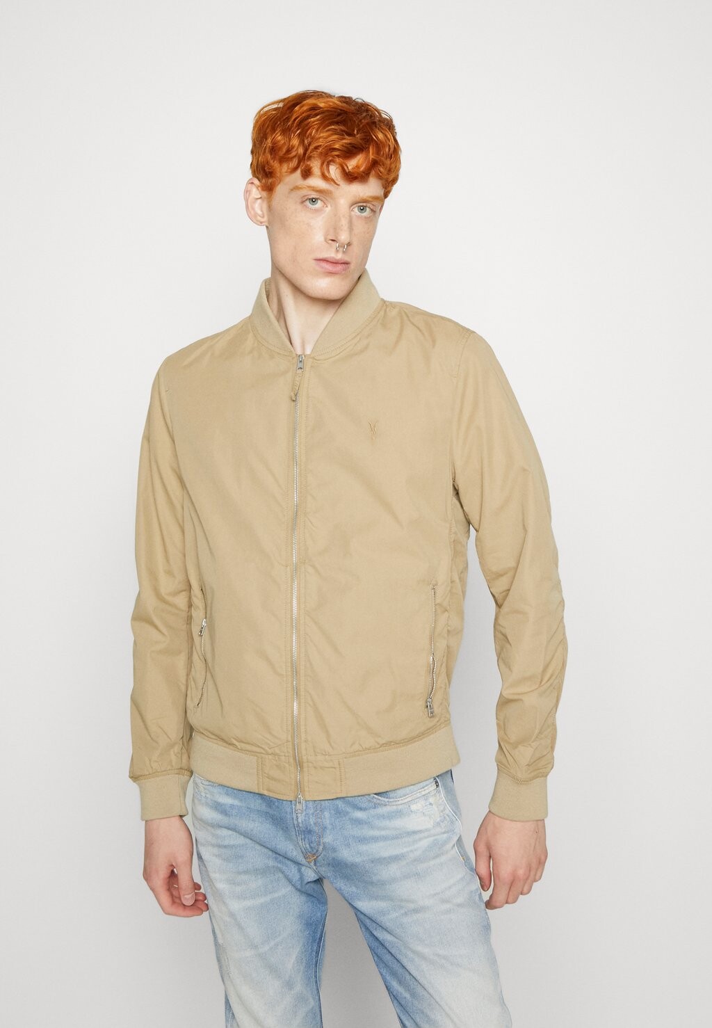 

Бомбер Chaquetas AllSaints BASSETT, цвет dusty taupe