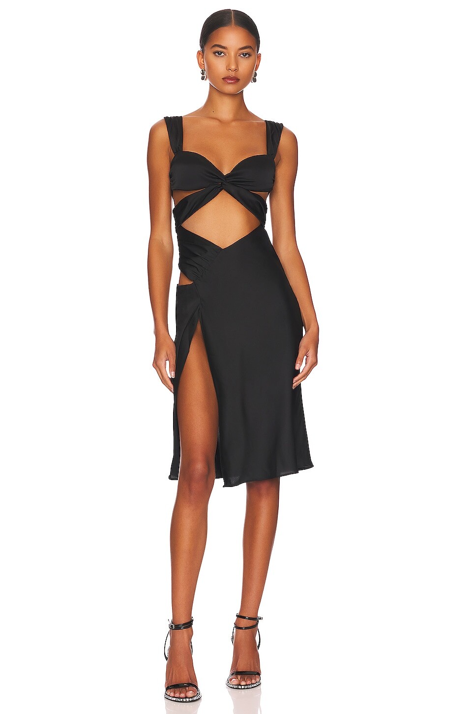 

Платье мини GUIZIO Twist Cut Out, черный